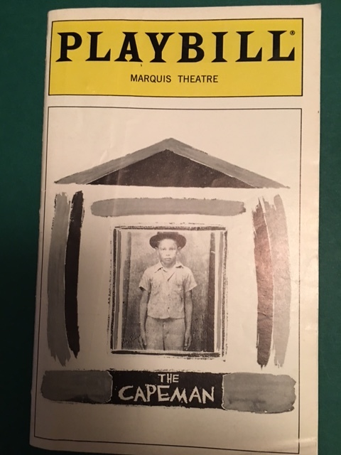 Original program from a magical night on Broadway in March, 1998.  